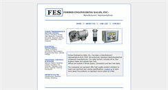 Desktop Screenshot of forbesengineering.com